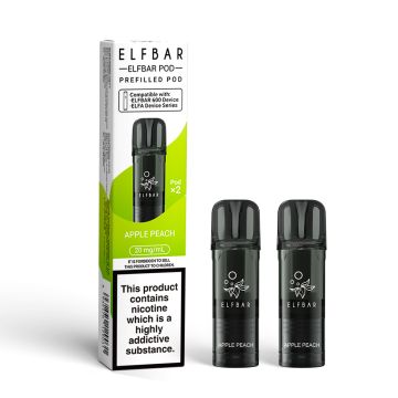 Apple Peach 2pk ELFBAR 600 Prefilled Pod 20mg