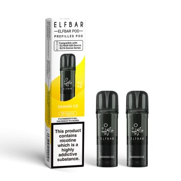 Banana Ice 2pk ELFBAR 600 Prefilled Pod 20mg