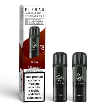 Cola 2pk ELFBAR 600 Prefilled Pod 20mg