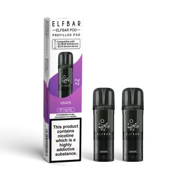 Grape 2pk ELFBAR 600 Prefilled Pod 20mg
