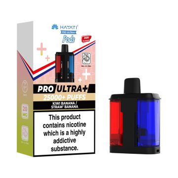 Kiwi Banana / Straw' Banana 1pk - Hayati Pro Ultra+ 25K Prefilled Pod - 20mg