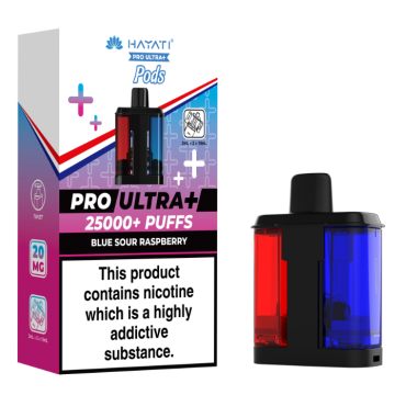 Blueberry Sour Raspberry 1pk - Hayati Pro Ultra+ 25K Prefilled Pod - 20mg