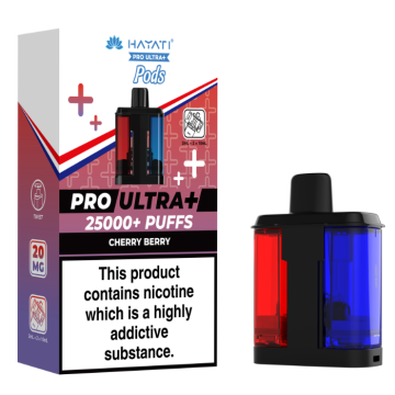 Cherry Berry 1pk - Hayati Pro Ultra+ 25K Prefilled Pod - 20mg