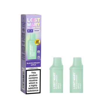 Blackcurrant Apple 2pk Lost Mary BM600 Prefilled Pod 20mg