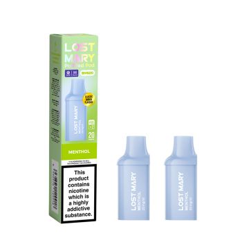 Menthol 2pk Lost Mary BM600 Prefilled Pod 20mg