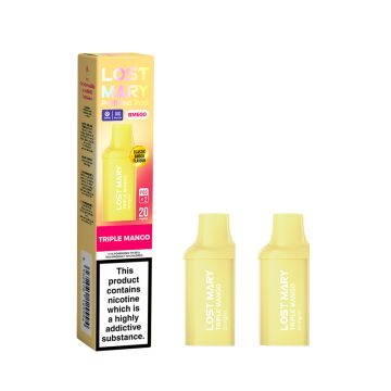Triple Mango 2pk Lost Mary BM600 Prefilled Pod 20mg