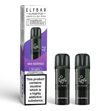 Mix Berries 2pk ELFBAR 600 Prefilled Pod 20mg