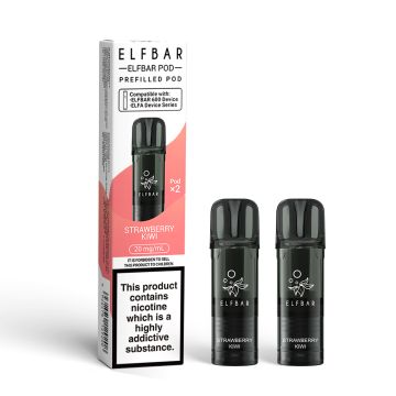 Strawberry Kiwi 2pk ELFBAR 600 Prefilled Pod 20mg