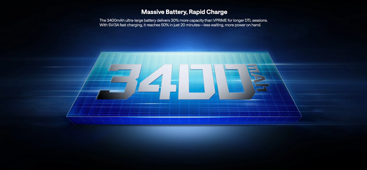 VPrime 2 3400mAh battery