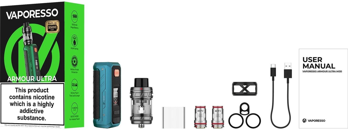 Armour Ultra kit contents